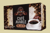 Cafe Avarle Black Healthy Coffee with Ganoderma & Cordyceps - 20 packs - Full Case