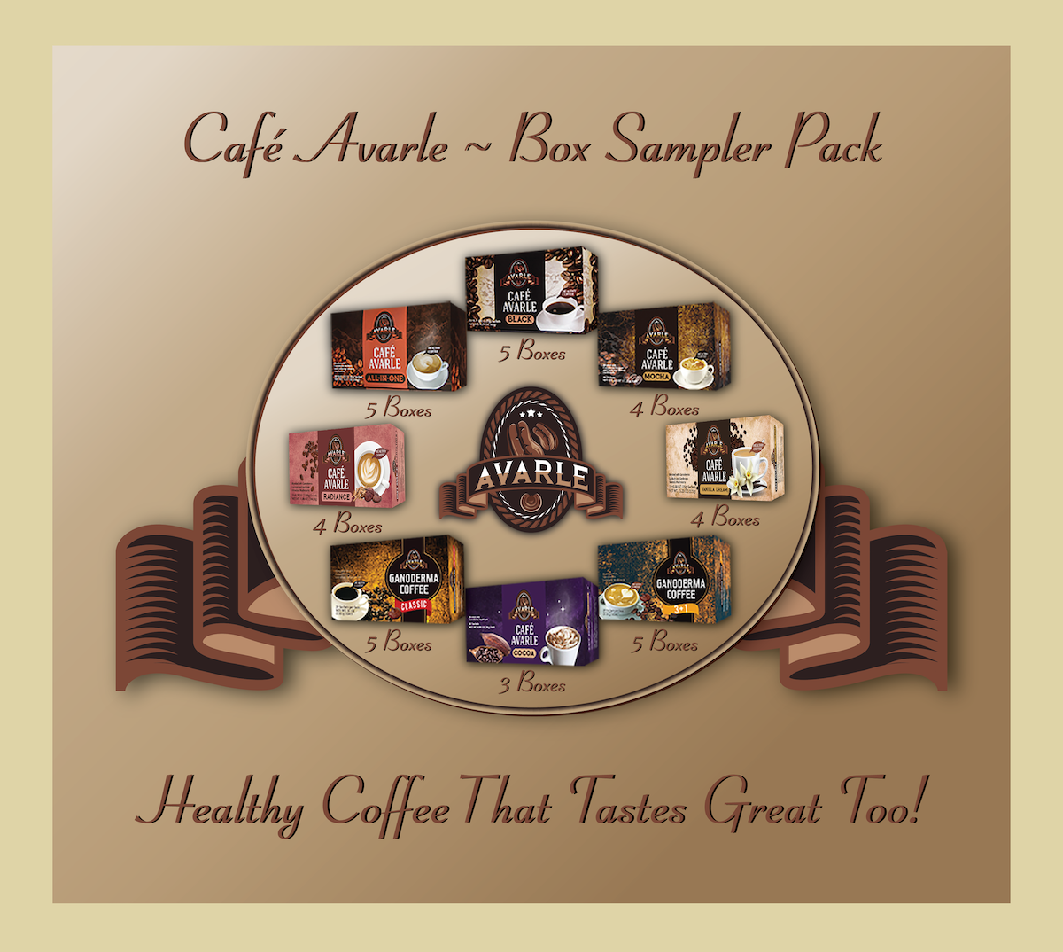 Café Avarle Box Sampler Pack - Click Image to Close