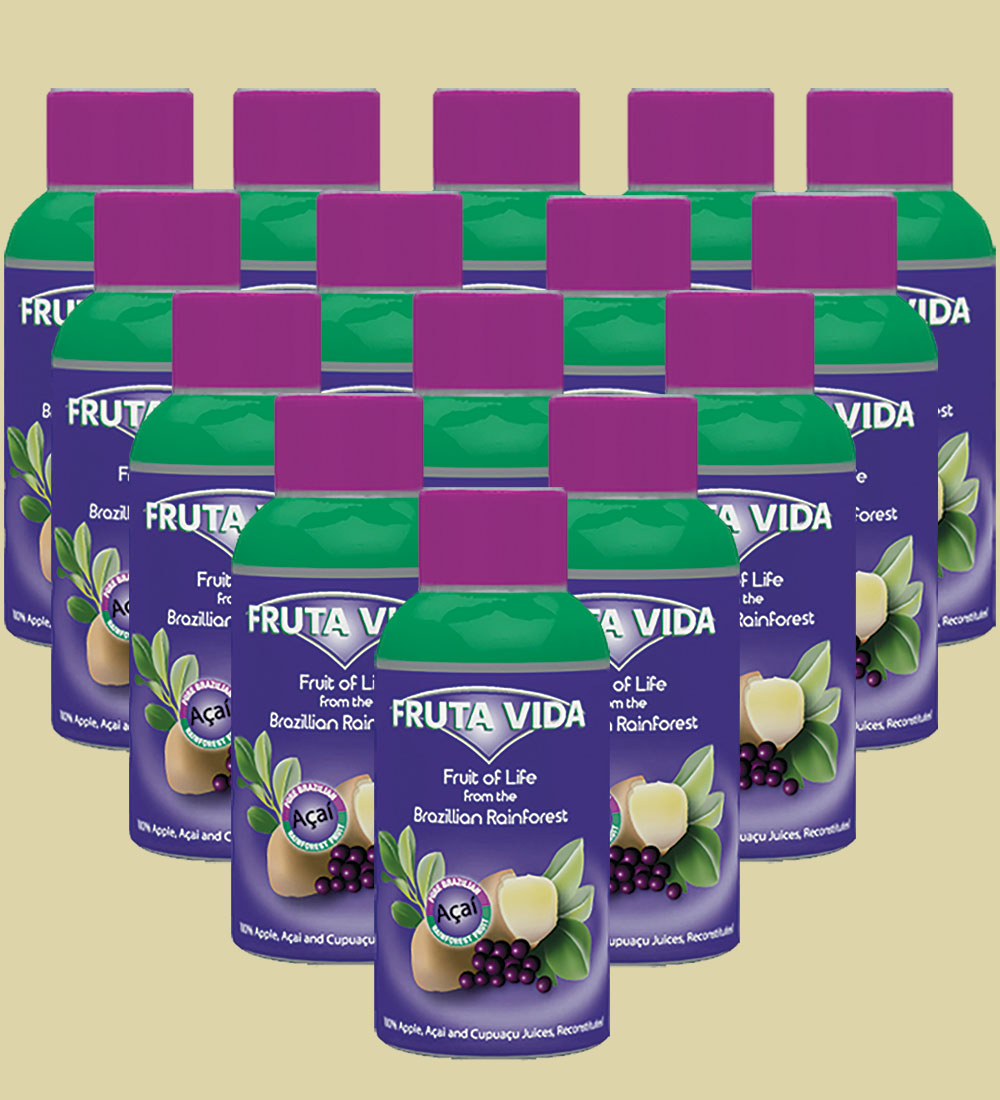 Fruta Vida - 15 pk (2 Ounce) Single Serve Bottles - Click Image to Close