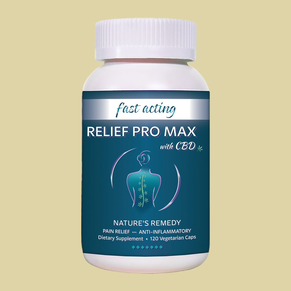 Relief Pro Max - Pain and Inflammation Relief - Naturally! (120 Capsules) - Click Image to Close